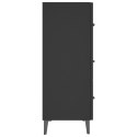  Komoda, czarna, 69,5x34x90 cm, materiał drewnopochodny Lumarko!