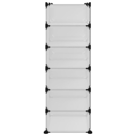  Stojak na buty, przezroczysty, 94,5x36,5x106 cm, PP Lumarko!