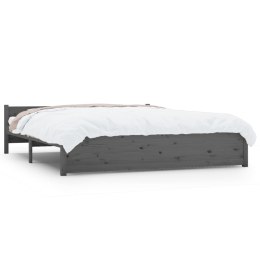  Rama łóżka, szara, lite drewno, 160 x 200 cm Lumarko!