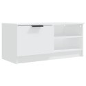  Szafka pod telewizor, biała, 80x35x36,5 cm Lumarko!