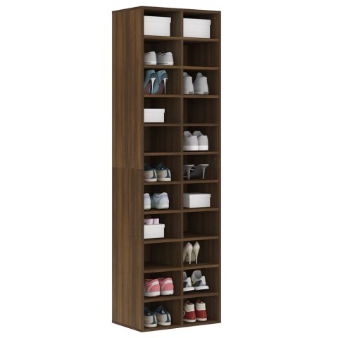  Stojak na buty, brązowy dąb, 54x34x183 cm Lumarko!