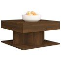  Stolik kawowy, brązowy dąb, 57x57x30cm, materiał drewnopochodny Lumarko!