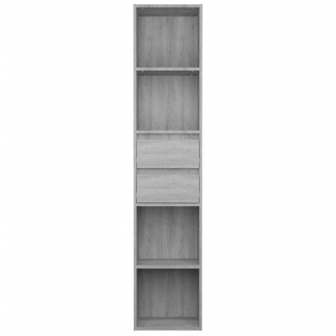  Szafka na książki, szary dąb sonoma, 36x30x171 cm Lumarko!