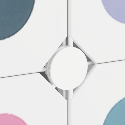  Regał kostkowy dla dzieci z 15 przegrodami, biały, PP Lumarko!