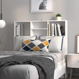  Wezgłowie łóżka z półkami, białe, 100x19x103,5 cm Lumarko!