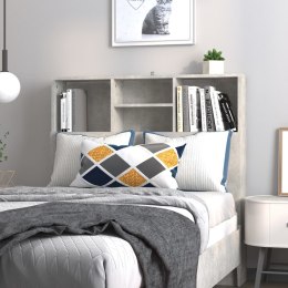  Wezgłowie łóżka z półkami, szarość betonu, 100x19x103,5 cm Lumarko!