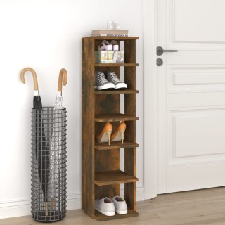  Stojak na buty, przydymiony dąb, 25x27x102 cm Lumarko!