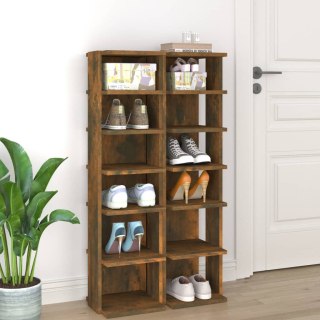 Stojaki na buty, 2 szt., przydymiony dąb, 25x27x102 cm Lumarko!