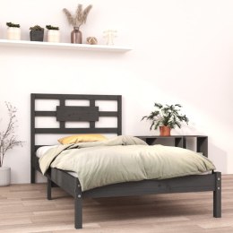  Rama łóżka, szara, lite drewno, 100 x 200 cm Lumarko!