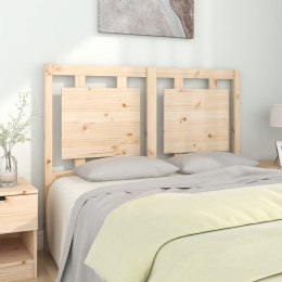  Wezgłowie łóżka, 125,5x4x100 cm, lite drewno sosnowe Lumarko!