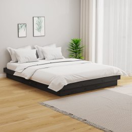  Rama łóżka, szara, lite drewno, 120 x 200 cm Lumarko!