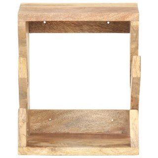  Uchwyt ścienny na deskorolki, 25x20x30 cm, lite drewno mango Lumarko!