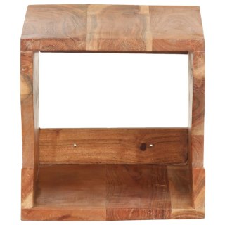  Uchwyt ścienny na rower, 35x25x25 cm, lite drewno akacjowe Lumarko!