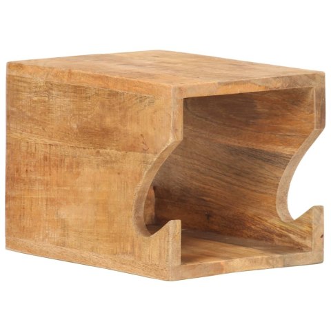  Uchwyt ścienny na rower, 35x25x25 cm, lite, surowe drewno mango Lumarko!