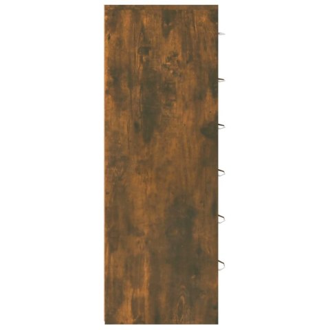  Komoda z 6 szufladami, przydymiony dąb, 50x34x96 cm Lumarko!