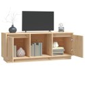  Szafka pod telewizor, 110,5x35x44 cm, lite drewno sosnowe Lumarko!