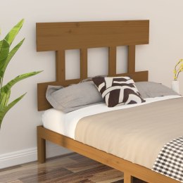  Wezgłowie łóżka, miodowy brąz, 78,5x3x81cm, lite drewno sosnowe Lumarko!