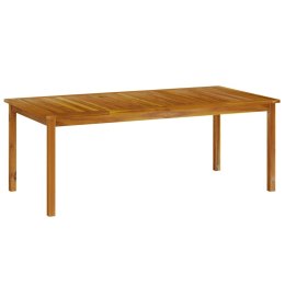  Stół ogrodowy, 200x100x74 cm, lite drewno akacjowe Lumarko!