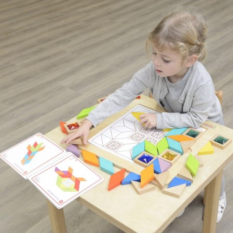  Układanka Mozaika Nauka Kolorów I Kształtów Tangram Lumarko!