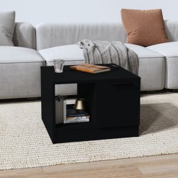  Stolik kawowy, czarny, 50x50x36 cm, materiał drewnopochodny Lumarko!