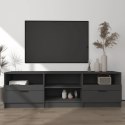  Szafka pod telewizor, czarna, 150x33,5x45 cm Lumarko!
