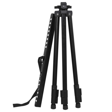  Regulowana sztaluga ekspozycyjna, czarna, metalowa Lumarko!