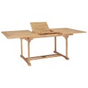  Rozkładany stół ogrodowy, 150-200x100x75 cm, lite drewno tekowe Lumarko!