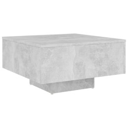  Stolik kawowy, szarość betonu, 60x60x31,5 cm, płyta wiórowa Lumarko!