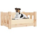  Legowisko dla psa, 55,5x45,5x28 cm, lite drewno sosnowe Lumarko!