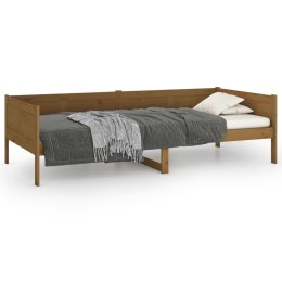  Łóżko dzienne, miodowy brąz, lite drewno sosnowe, 90x190 cm Lumarko!
