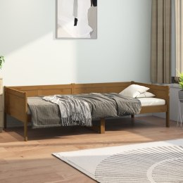  Łóżko dzienne, miodowy brąz, lite drewno sosnowe, 90x200 cm Lumarko!