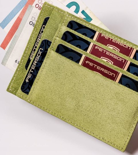 Skórzane etui na dokumenty i banknoty — Peterson