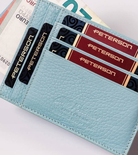 Skórzane etui na dokumenty i banknoty — Peterson
