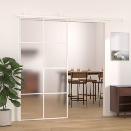 Lumarko Drzwi przesuwne, szkło ESG i aluminium, 102,5x205 cm, biały!