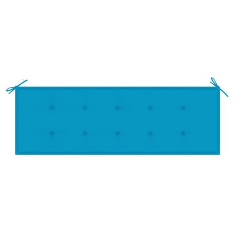  Poduszka na ławkę ogrodową, niebieska, 150x50x3 cm Lumarko!