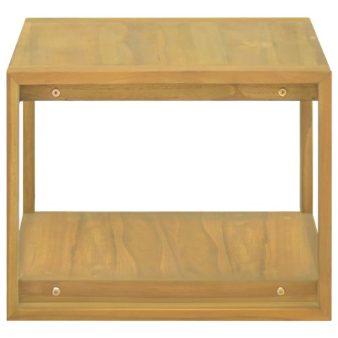  Półka do łazienki, 60x45x35 cm, lite drewno tekowe Lumarko!