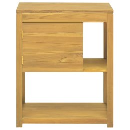 Półka łazienkowa, 60x40x75 cm, lite drewno tekowe Lumarko!
