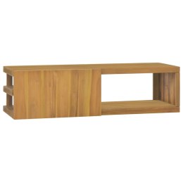  Ścienna szafka łazienkowa, 110x40x30 cm, lite drewno tekowe Lumarko!