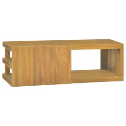 Ścienna szafka łazienkowa, 90x40x30 cm, lite drewno tekowe Lumarko!