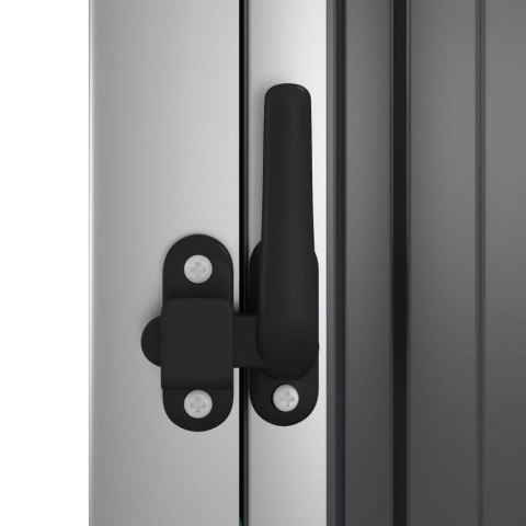  Szopa ogrodowa, antracytowa, 88x89x161 cm, stal galwanizowana Lumarko!