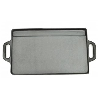  Żeliwne płyty grillowe, dwustronne, 2 szt, 38 x 23 cm Lumarko!