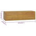  Łazienkowa szafka ścienna, 110x45x30 cm, lite drewno tekowe Lumarko!