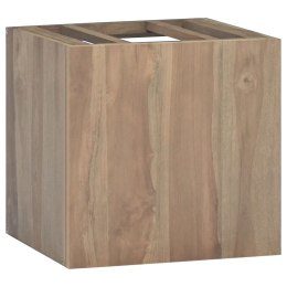  Łazienkowa szafka ścienna, 46x25,5x40 cm, lite drewno tekowe Lumarko!