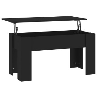  Stolik kawowy, czarny, 101x49x52 cm, materiał drewnopochodny Lumarko!