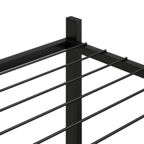  Kwietnik, 83x25x60 cm, czarny, żelazny Lumarko!