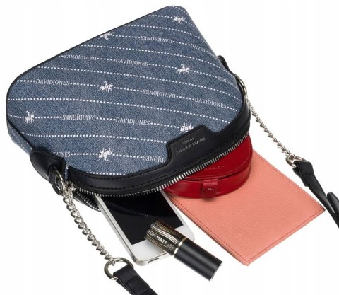  Listonoszka Damska Ze Skóry Ekologicznej Imitującej Jeans !