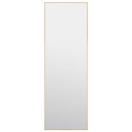 Lustro na drzwi, złote, 40x100 cm, szkło i aluminium Lumarko!
