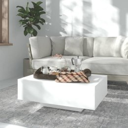  Stolik kawowy, biały, 85x55x31 cm, materiał drewnopochodny Lumarko!