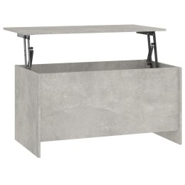 Stolik kawowy, szarość betonu, 102x55,5x52,5 cm Lumarko!
