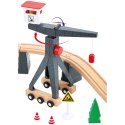 Tooky Toy Drewniana Konstrukcja Budowanie Drogi dla Pojazdów Budowlanych Lumarko!